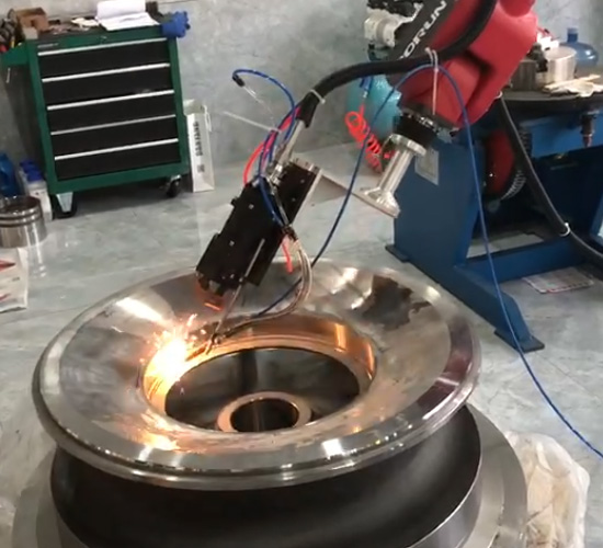 葉輪內壁熔覆